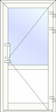Однопольная дверь ALT W72 (1000*2000)